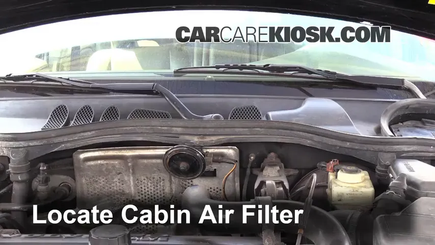 1998 Volvo V70 AWD 2.4L 5 Cyl. Turbo Air Filter (Cabin) Replace